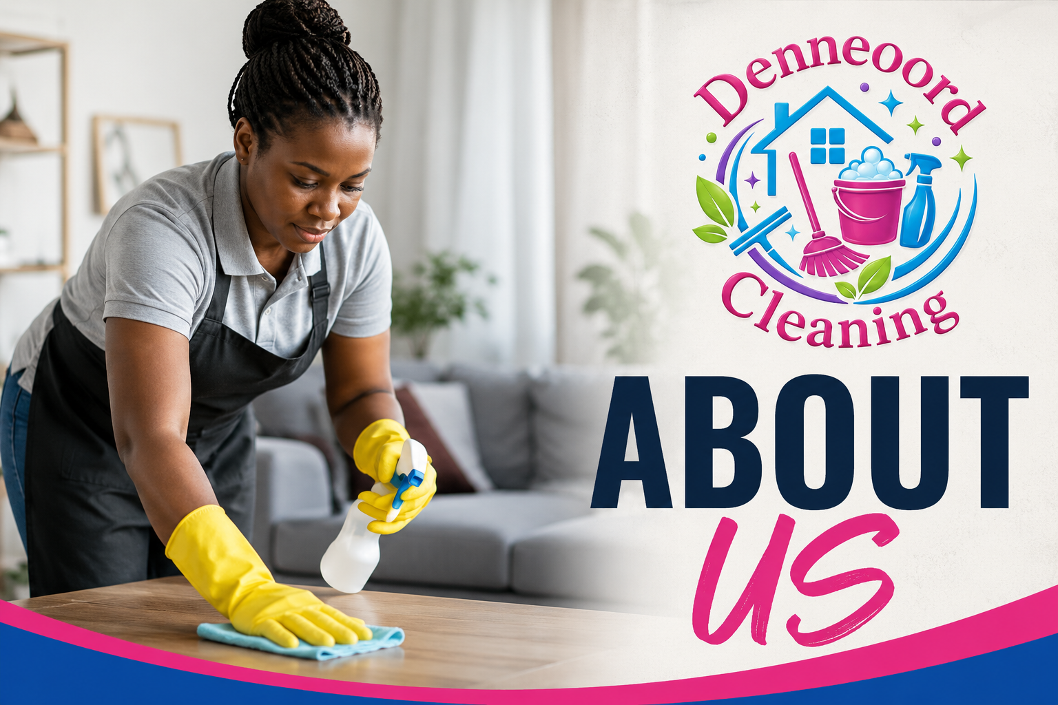 Denneoord Cleaning About Us Graphic
